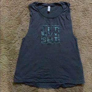 Casual/workout tank “Lft Hvy Sht”